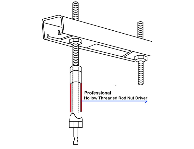 Long Bolt Hollow Shaft Long Extension Bar