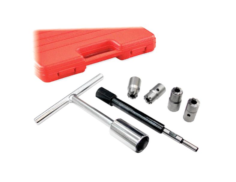 DIESEL INJECTOR SEAT CUTTER SET (19 MM ANGLE. 15 MM, 17 MM, 19 MM FLAT) 