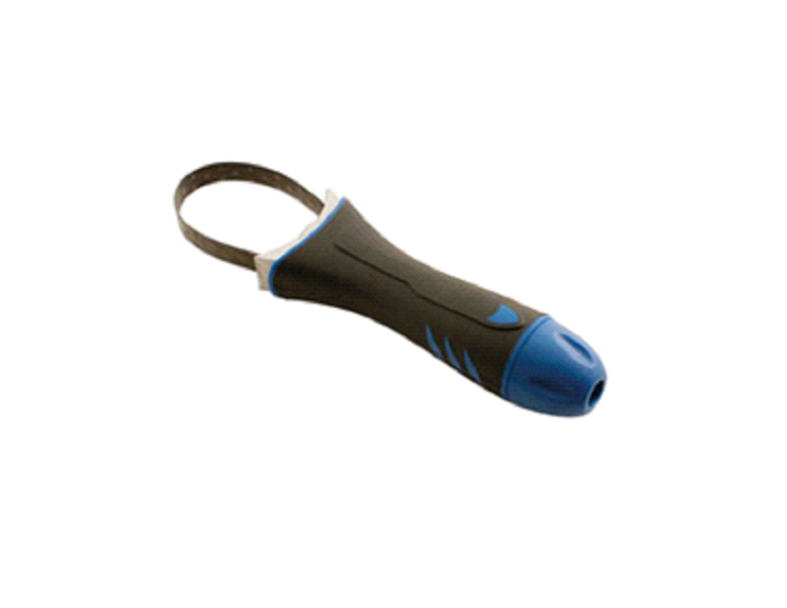 OIL FILTER BAND WRENCH (BLACK / BLUE HANDLE) 